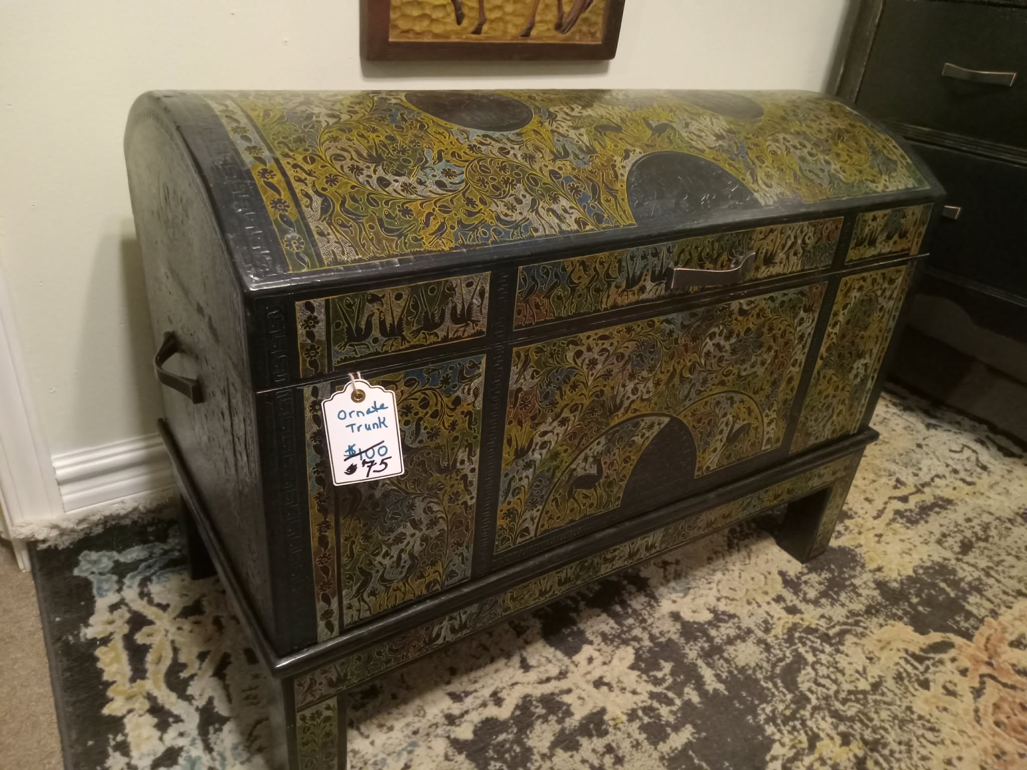Ornate Asian trunk